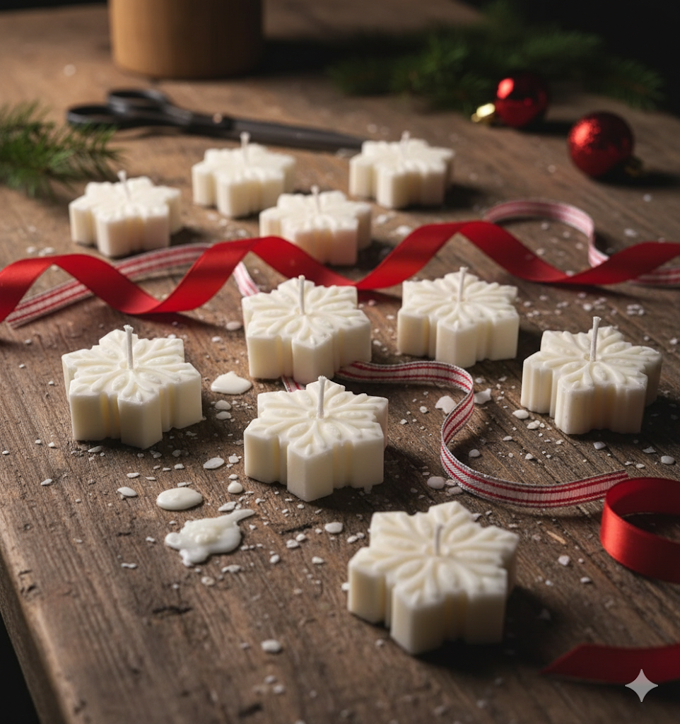 Snowflake Candle