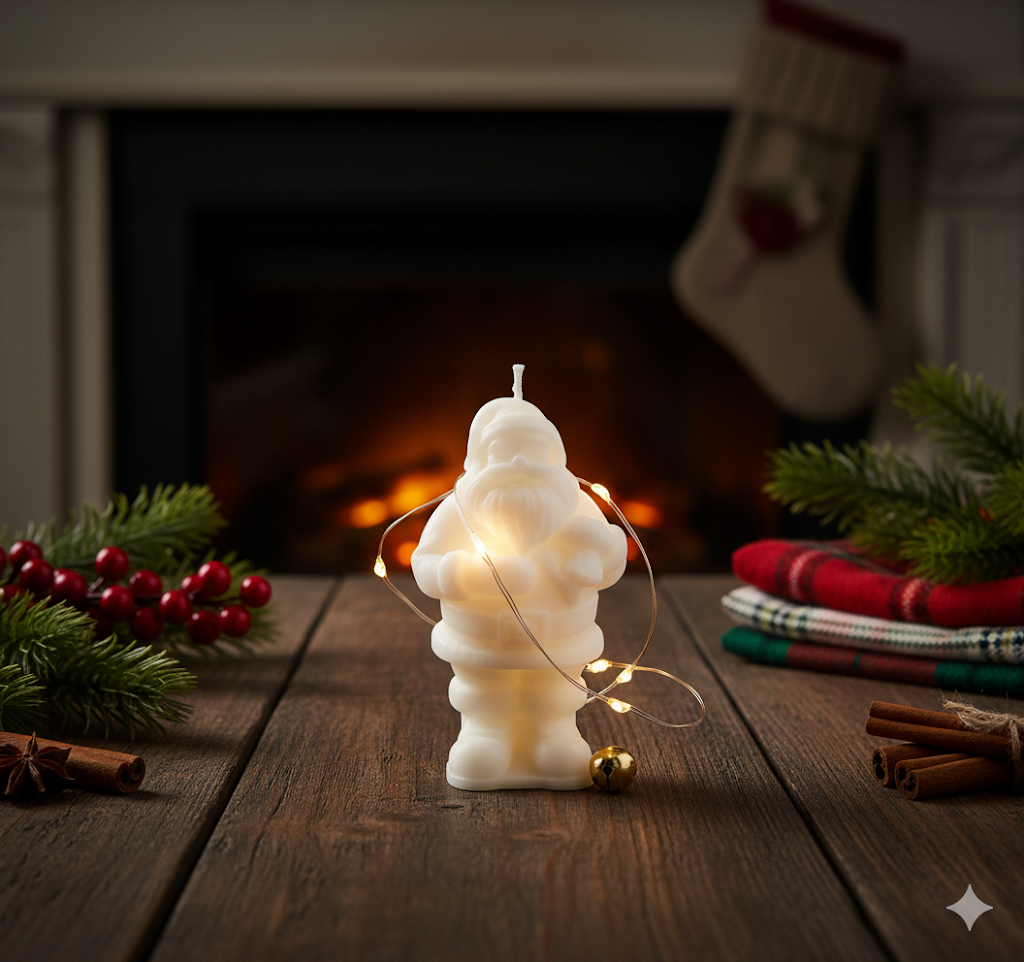 Mini Santa Candle
