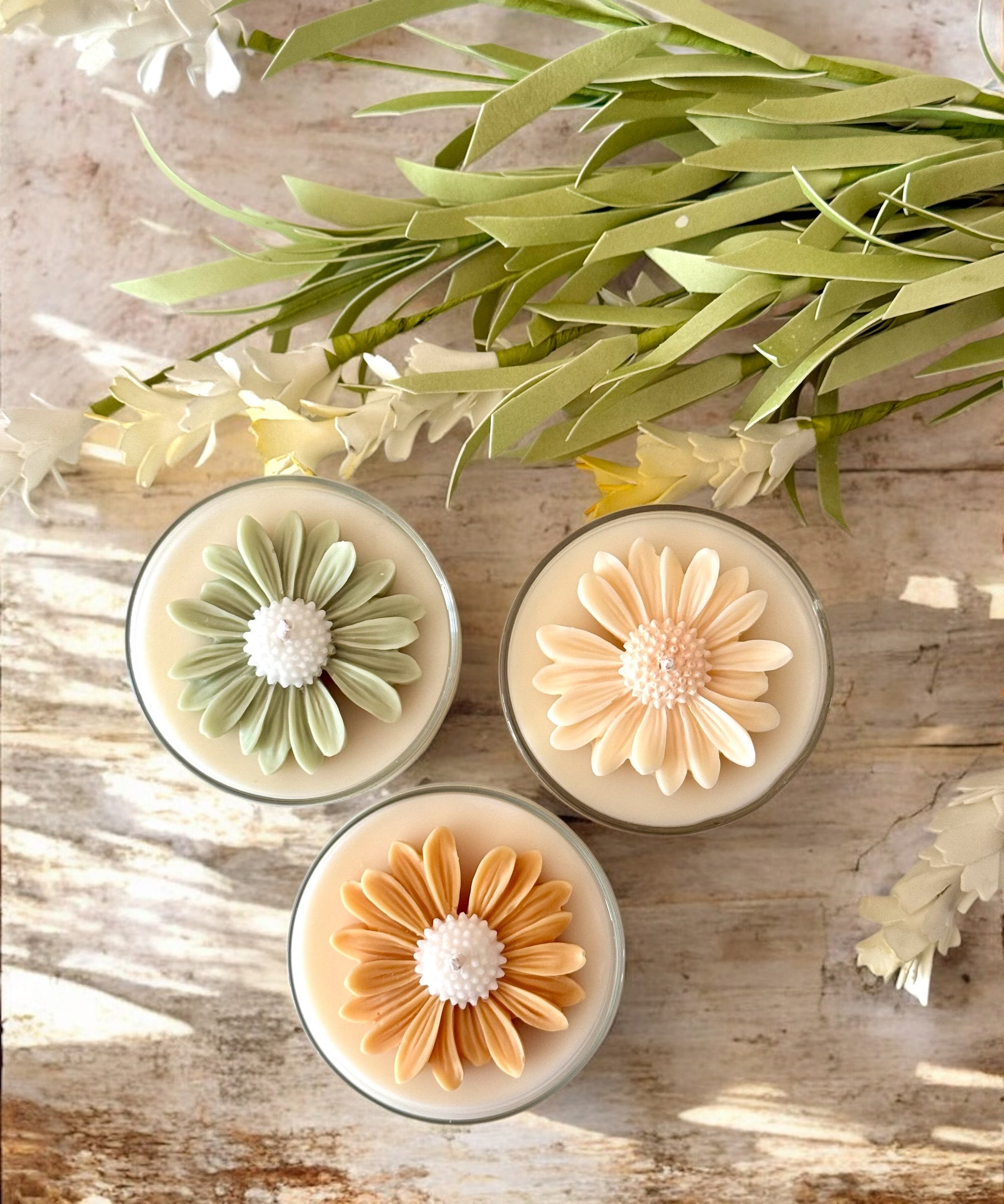 Mini Daisy Candles