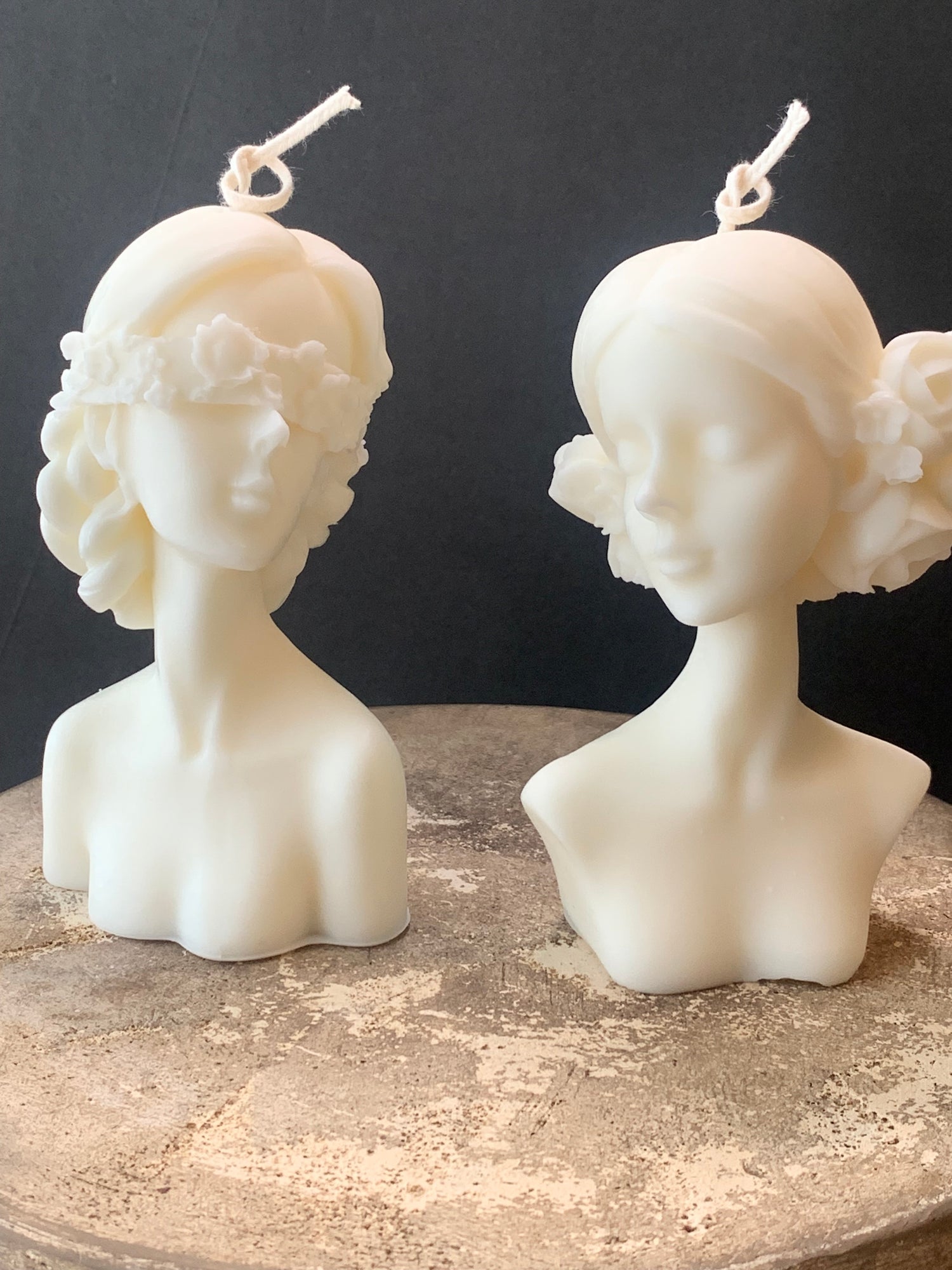 Valentine Large Female Bust Candle