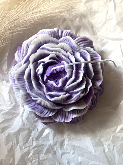 Large Peony Candle