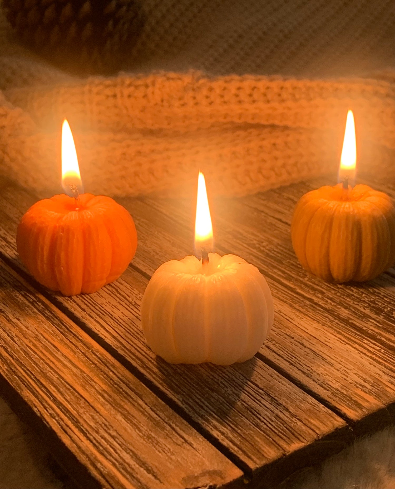 Mini Pumpkins Candles