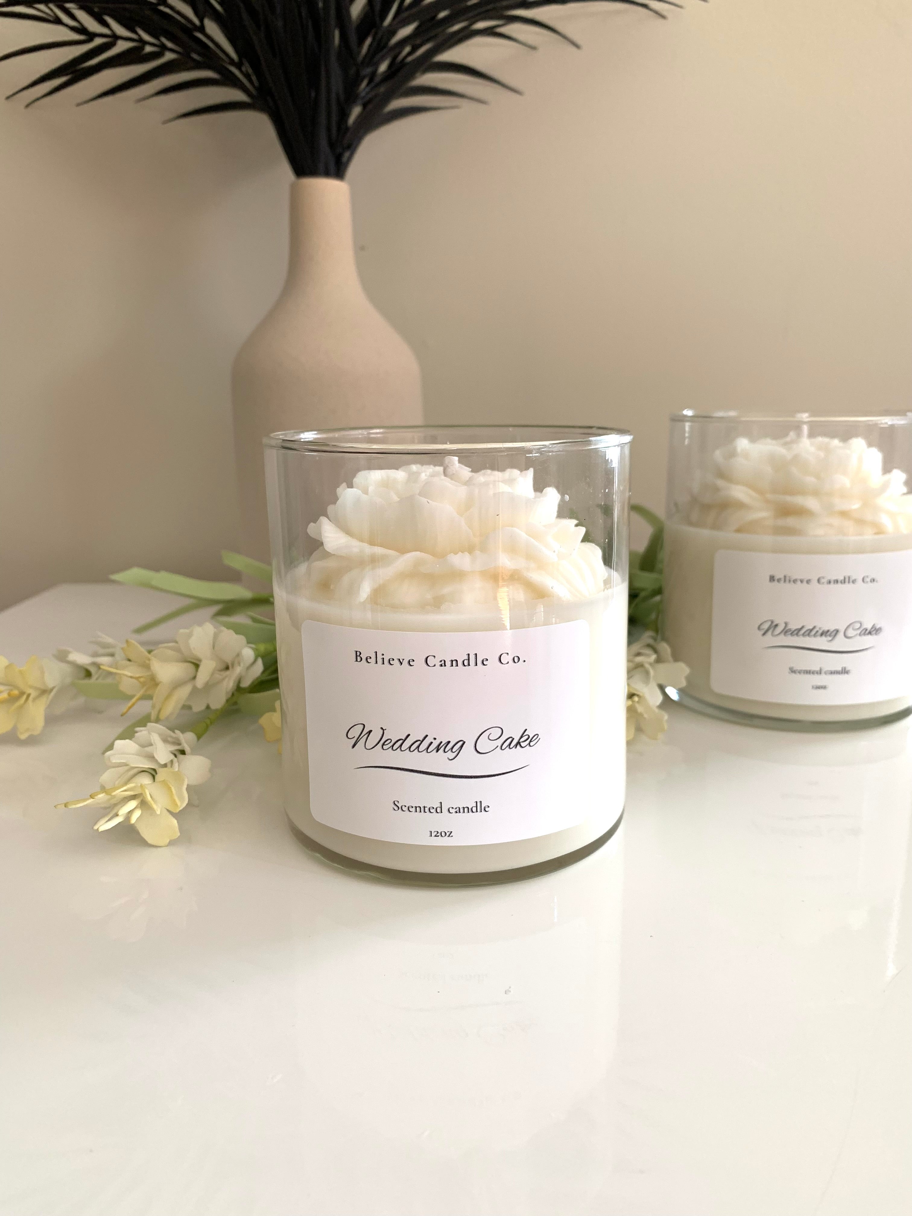Wedding Cake Candle Jar