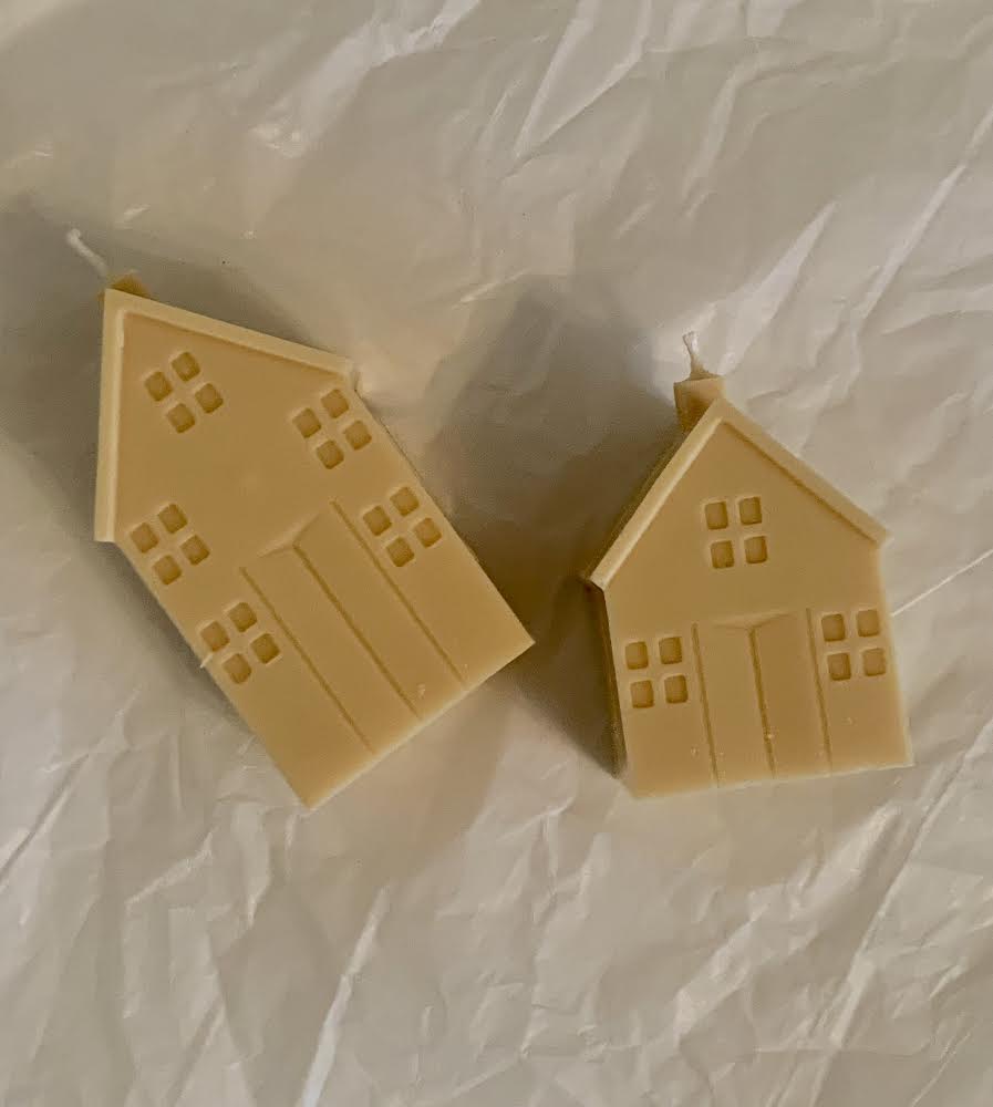 Christmas Cottage Candle Set