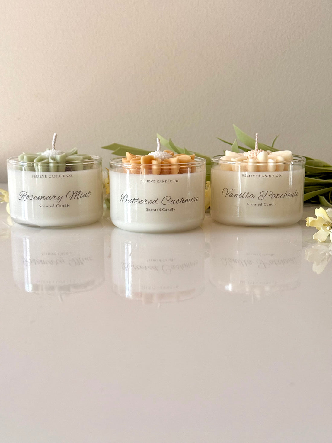 Mini Daisy Candles