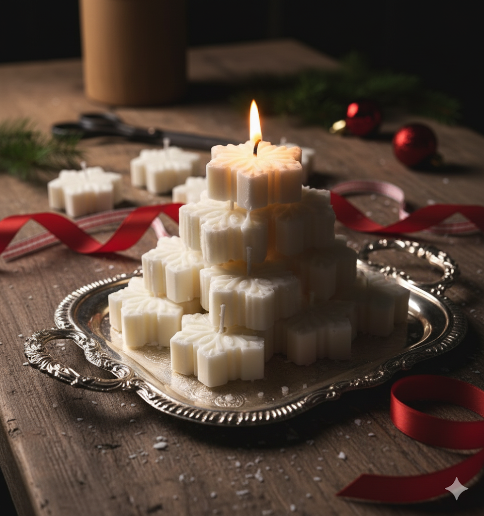 Snowflake Candle