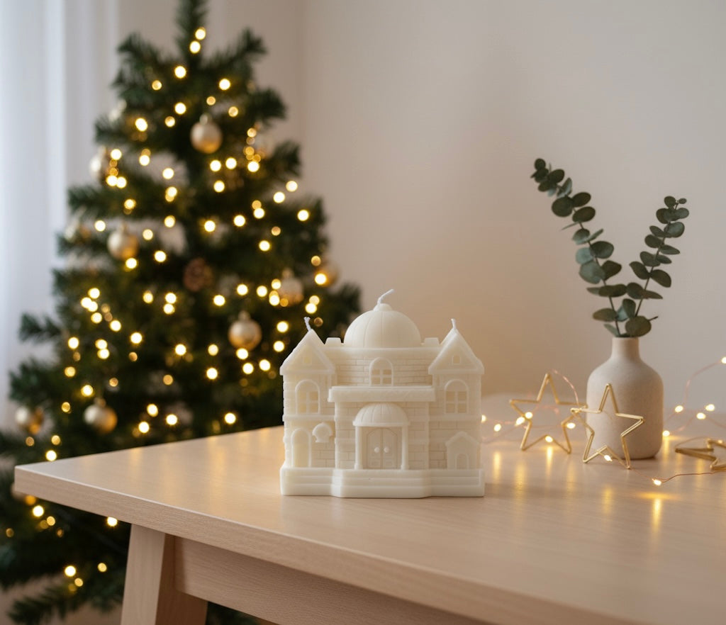 European Castle Candle