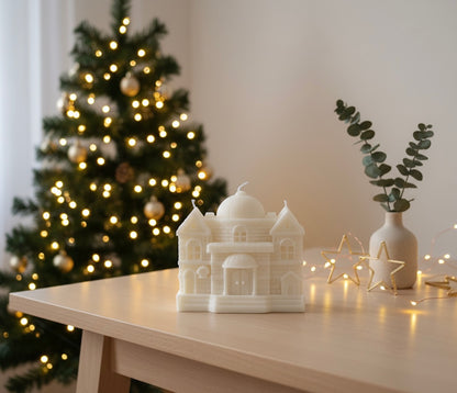 European Castle Candle