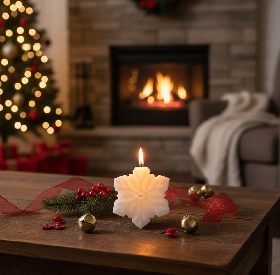 Snowflake Candle