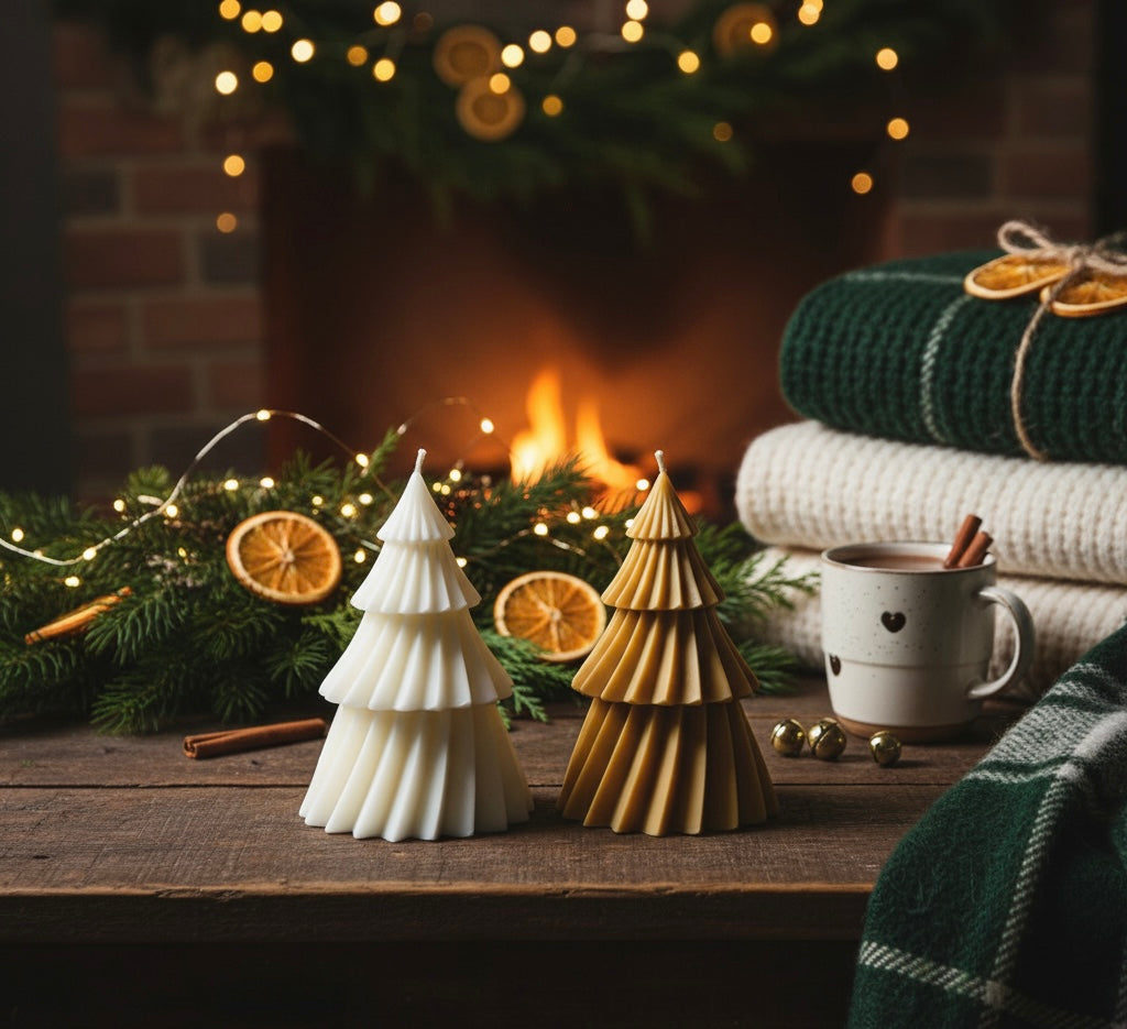 Sweeping Christmas Tree Candle