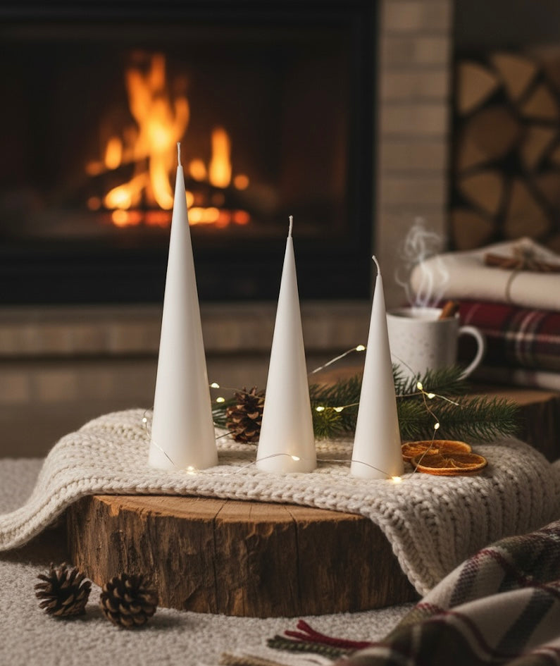 Cone Candle Set
