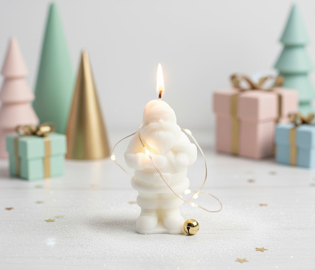 Mini Santa Candle