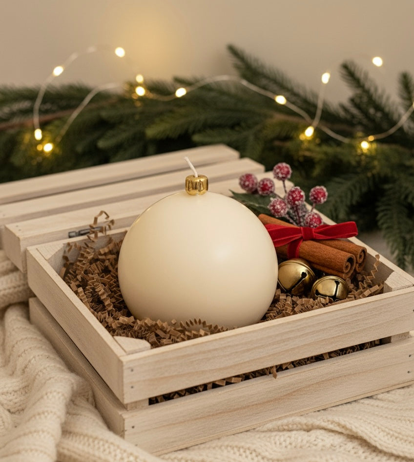 Christmas Sphere Candle