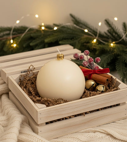 Christmas Sphere Candle