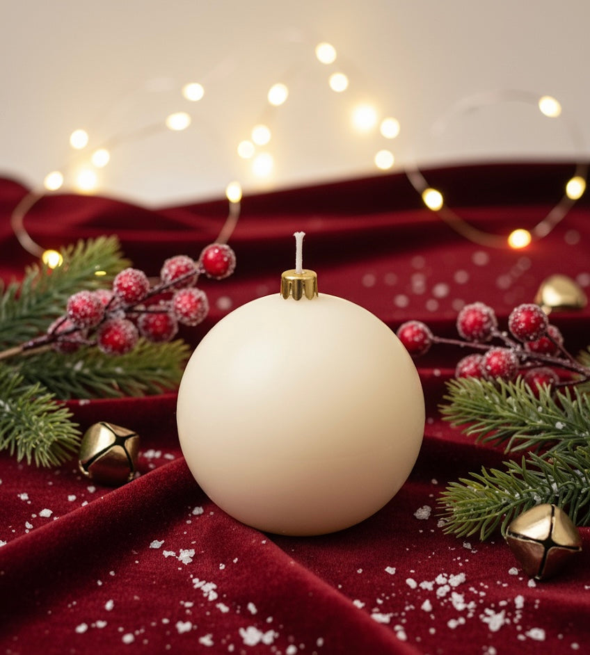 Christmas Sphere Candle