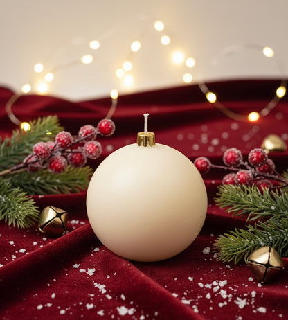Christmas Sphere Candle