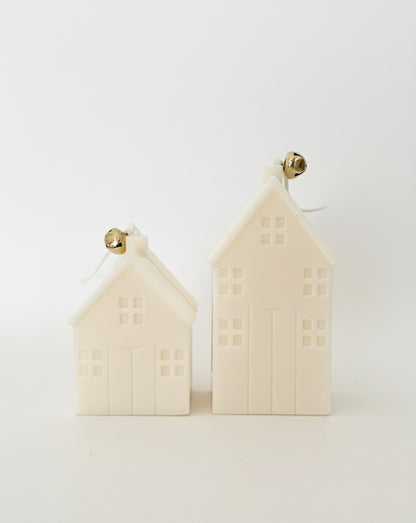 Christmas Cottage Candle Set