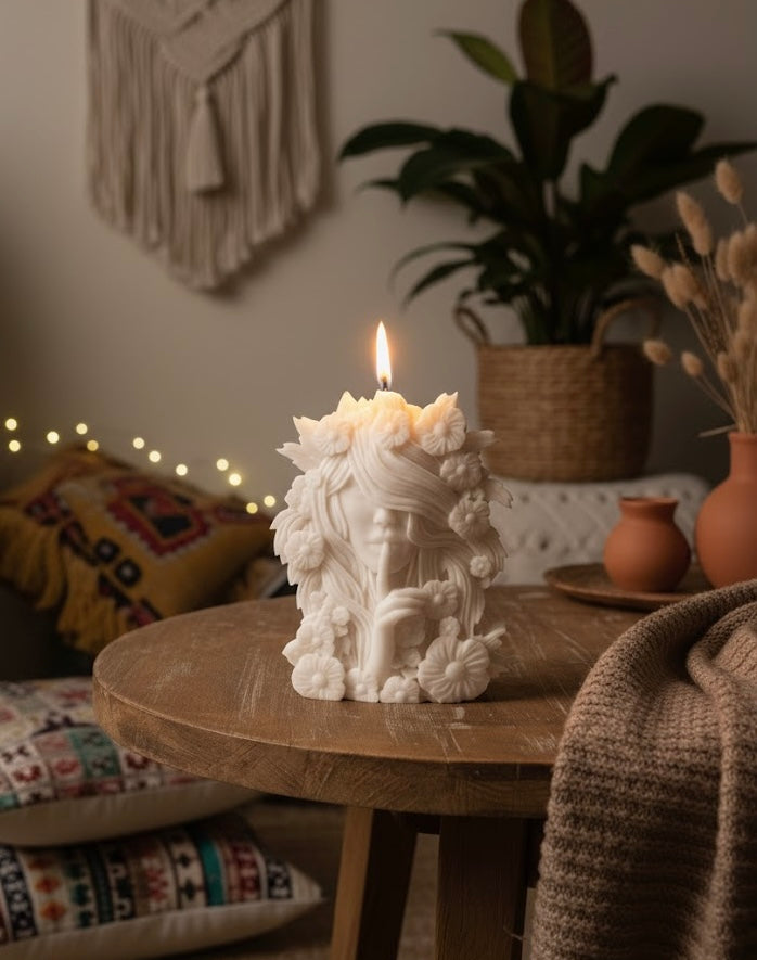 Flower Goddess Candle