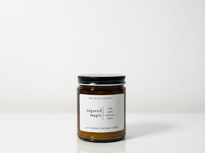 Sugared Maple Candle