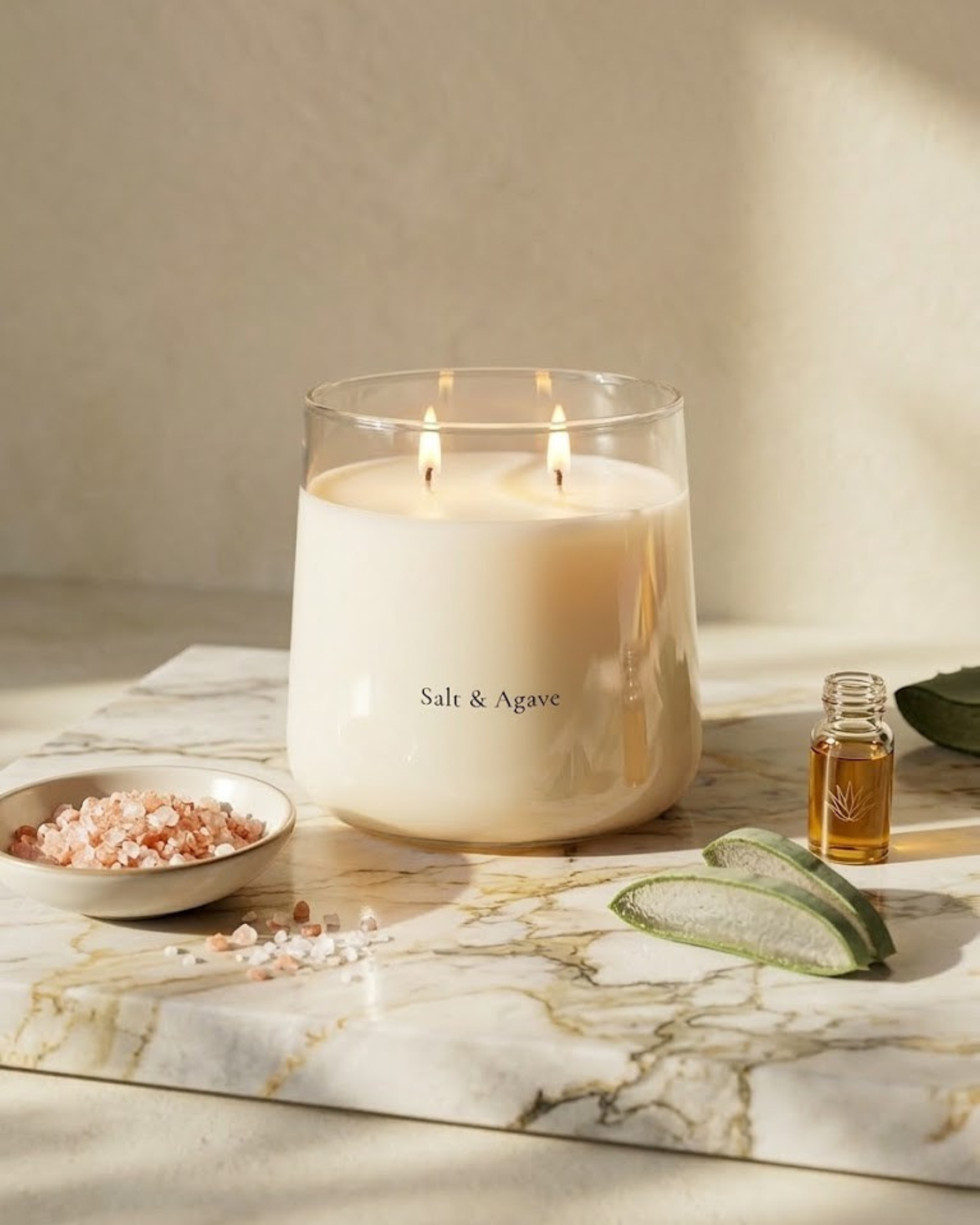 Salt &amp; Agave Candle