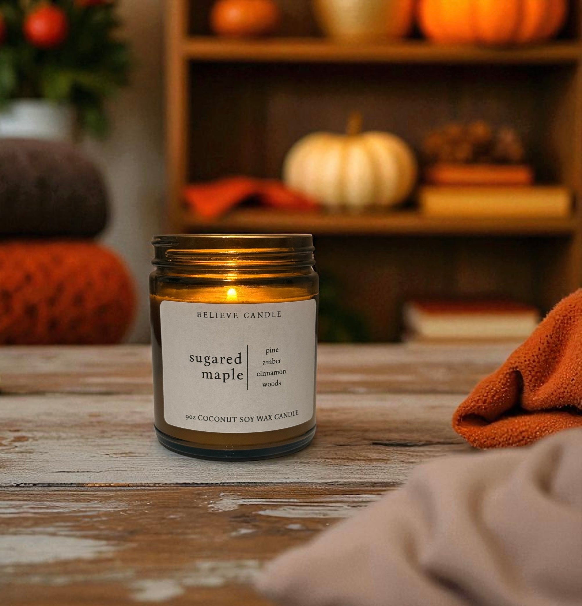 Sugared Maple Candle