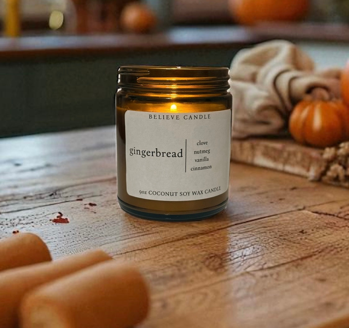 Gingerbread Candle
