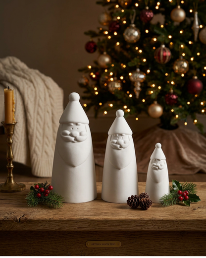 Modern Santa Trio