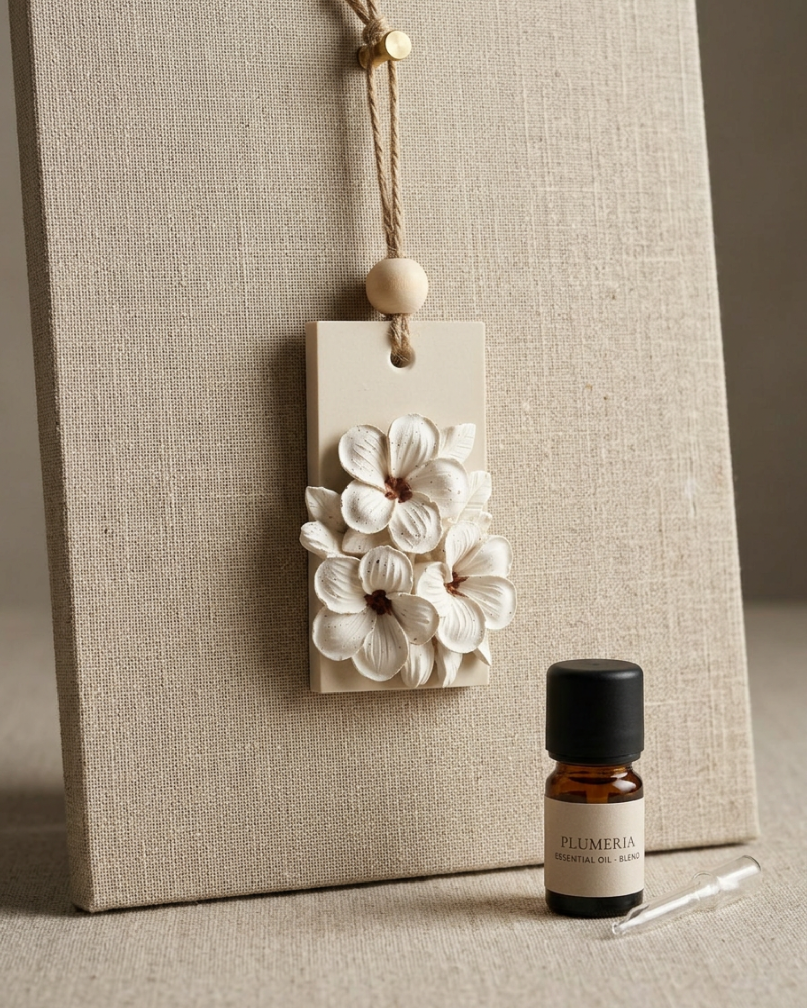 Floral Hanging Diffuser Stone