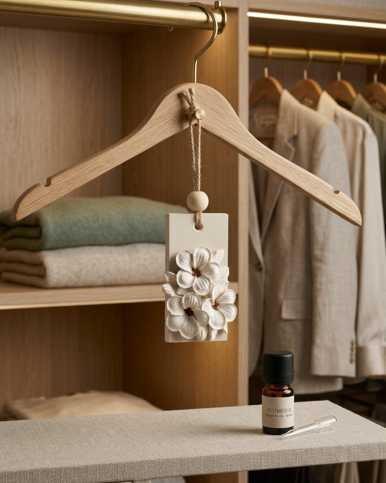 Floral Hanging Diffuser Stone