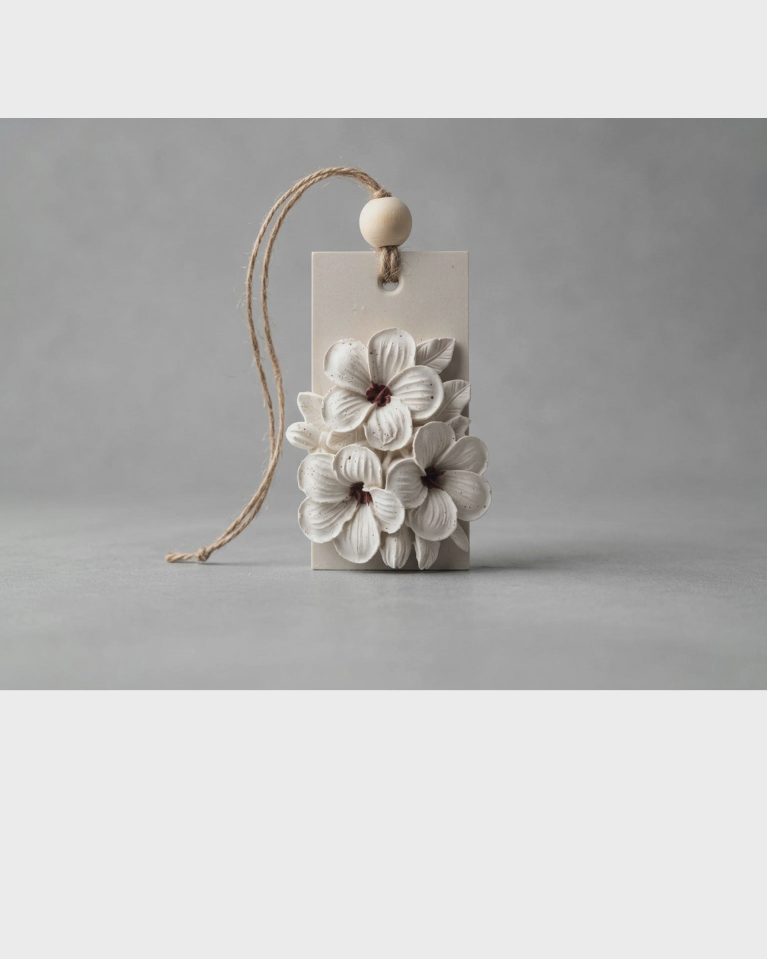 Floral Hanging Diffuser Stone